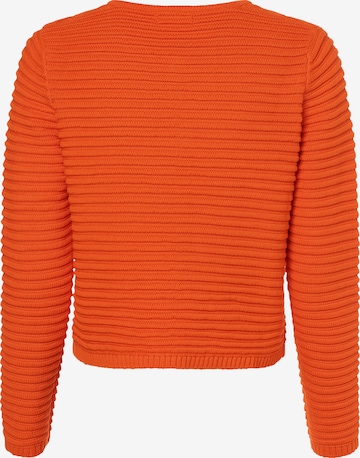 Marie Lund Knit Cardigan in Orange