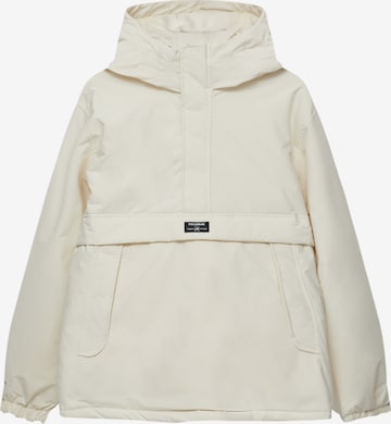 Pull&Bear Talvitakki värissä beige: edessä