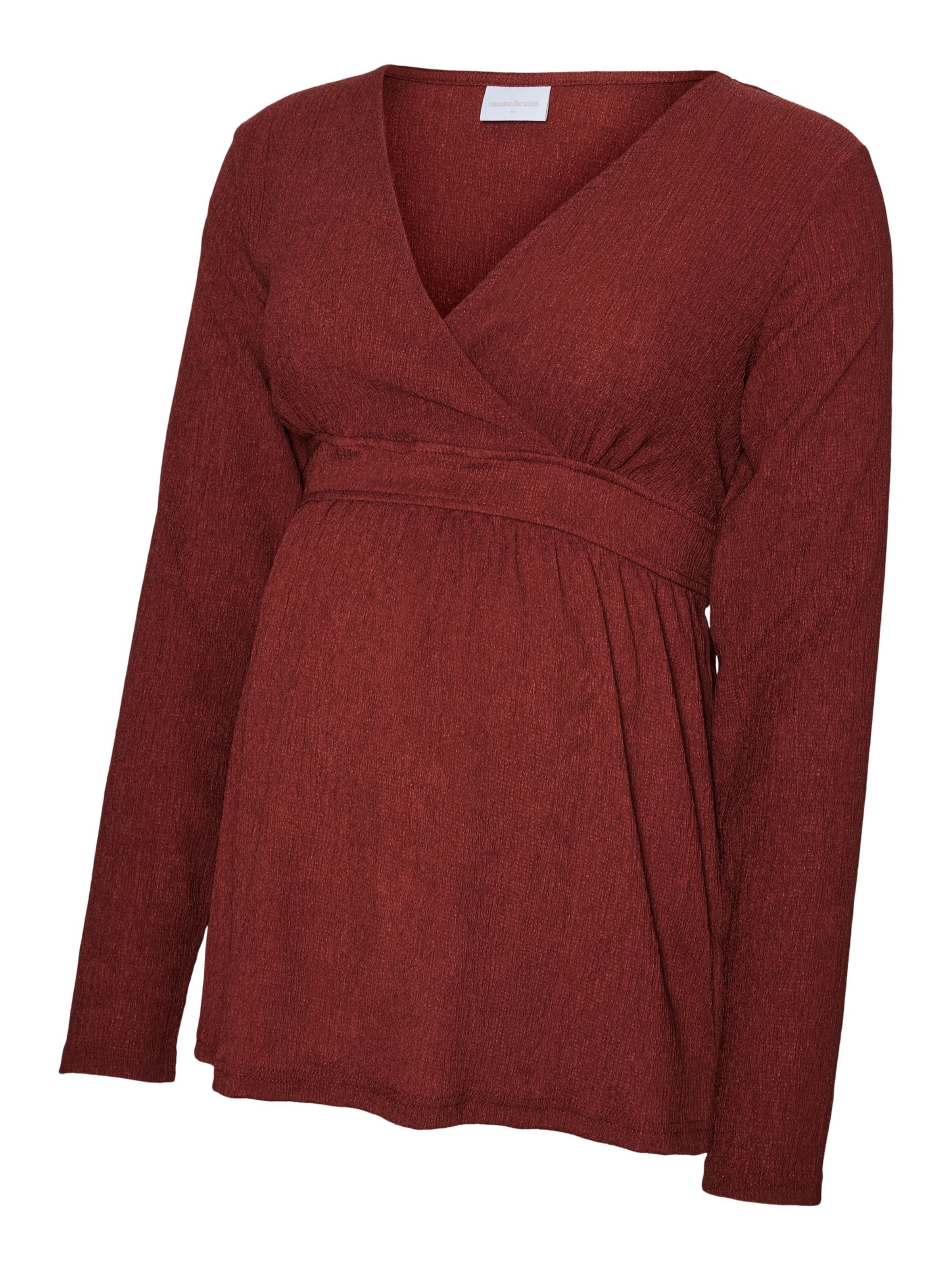 MAMALICIOUS Blouse 'Caileen' in XS in Rusty red, Item view