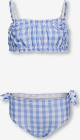 KIDS ONLY Bustier Bikini 'Irena' in Blauw: voorkant