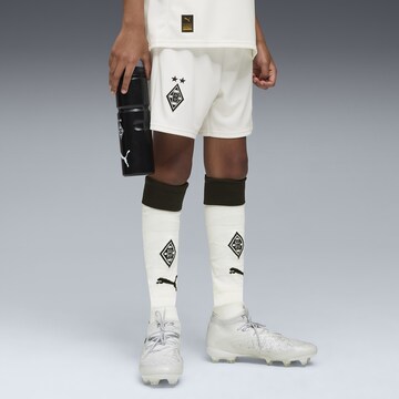 PUMA Regular Sports trousers 'Borussia Mönchengladbach 25/26' in White: front