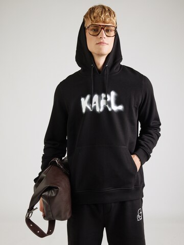Karl Lagerfeld - Sudadera en negro: frente