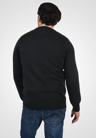 INDICODE JEANS Strickpullover 'Ricardo' in Schwarz