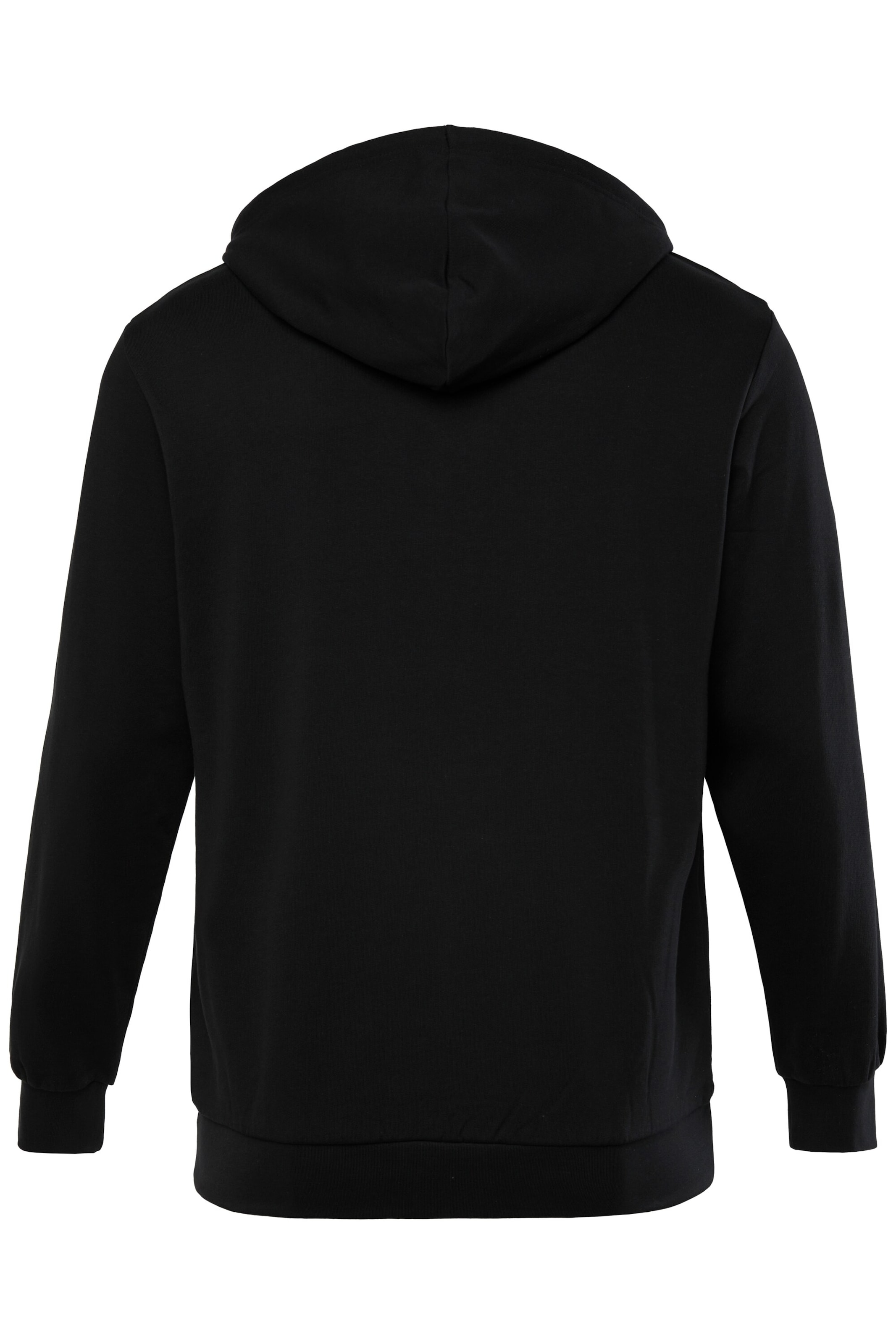 Men Plus Sweatshirt in Zwart