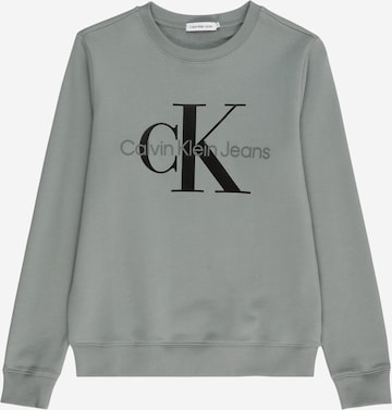 zaļš Calvin Klein Jeans Sportisks džemperis: no priekšpuses