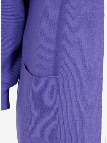 Zizzi Knit Cardigan in Purple