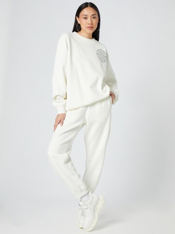 ABOUT YOU x Dardan Loose fit Pants 'Sammy' in White