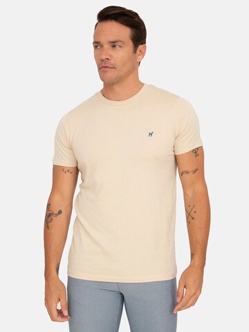 T-Shirt Williot en beige : devant