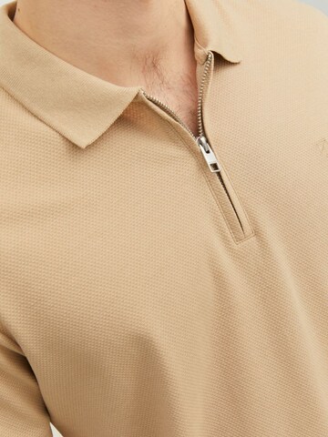 JACK & JONES Poloshirt 'Scott' in Beige