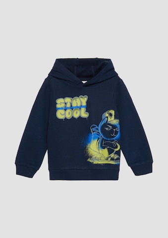 s.Oliver Sweatshirt in Blauw: voorkant