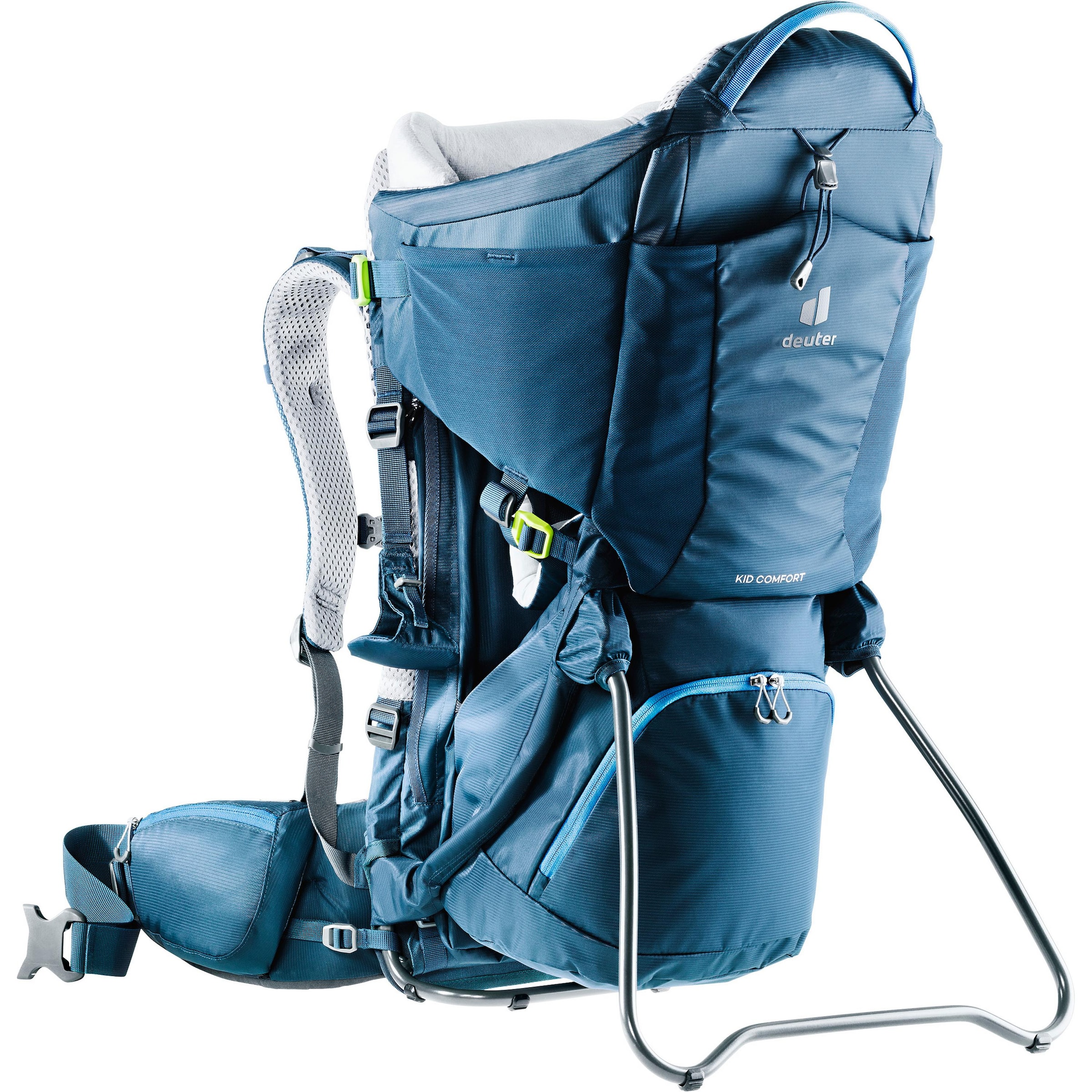 DEUTER Kraxe 'Kid Comfort' in Blau: Vorderseite