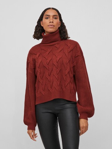 VILA Sweater 'OA' in Red: front