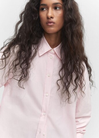 MANGO Blouse 'COLETE' in Roze