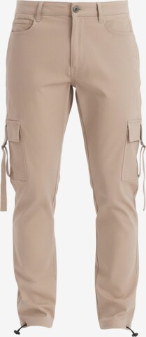 Ombre Sports trousers in Beige: front
