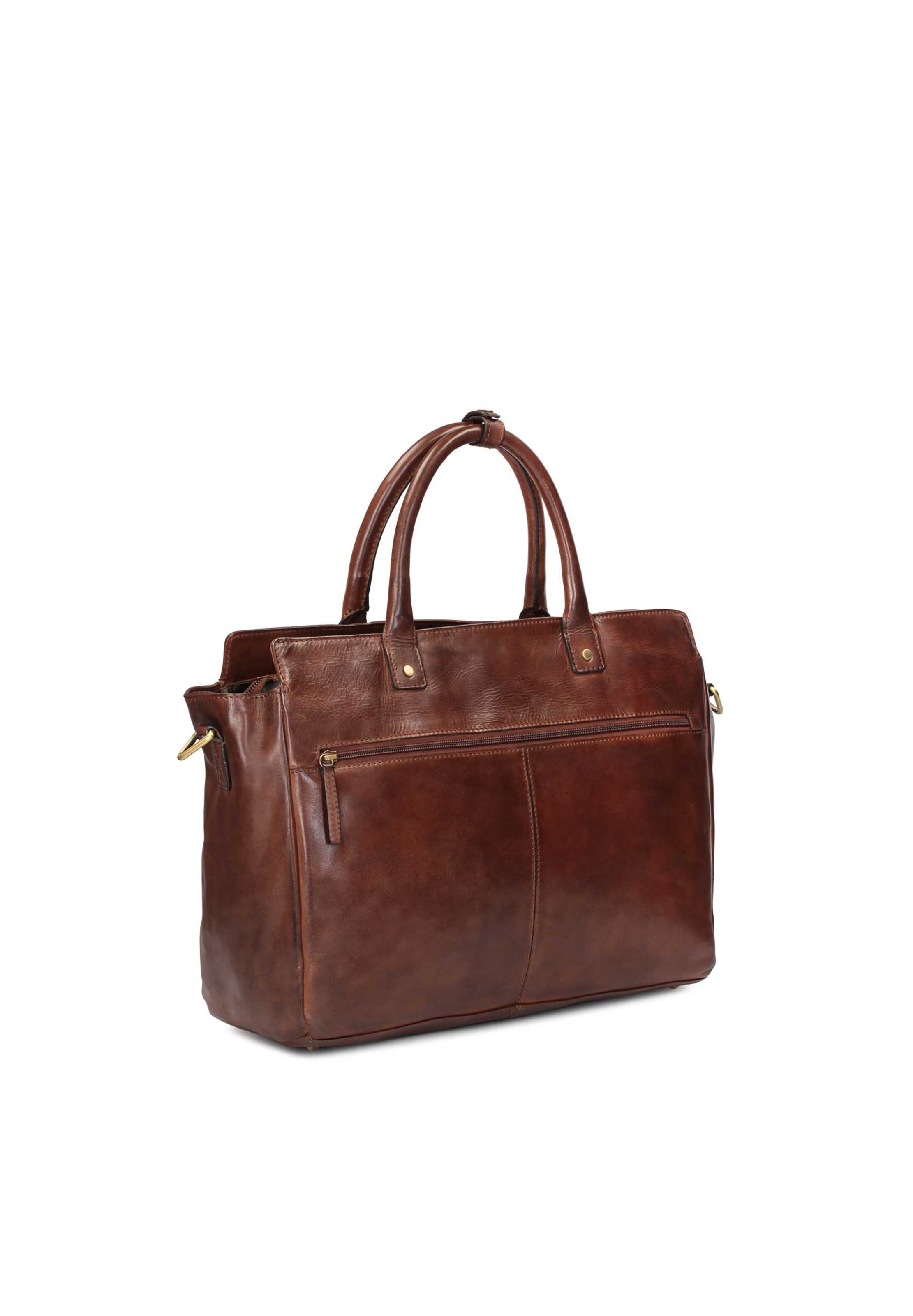 Kazar Document Bag in Brown