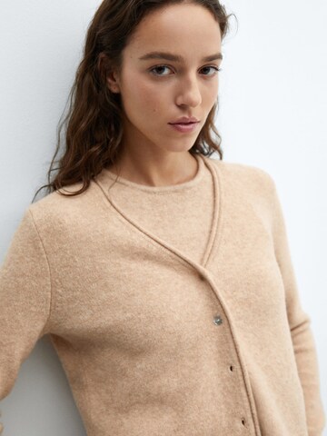 MANGO Cardigan 'AGUR' i beige