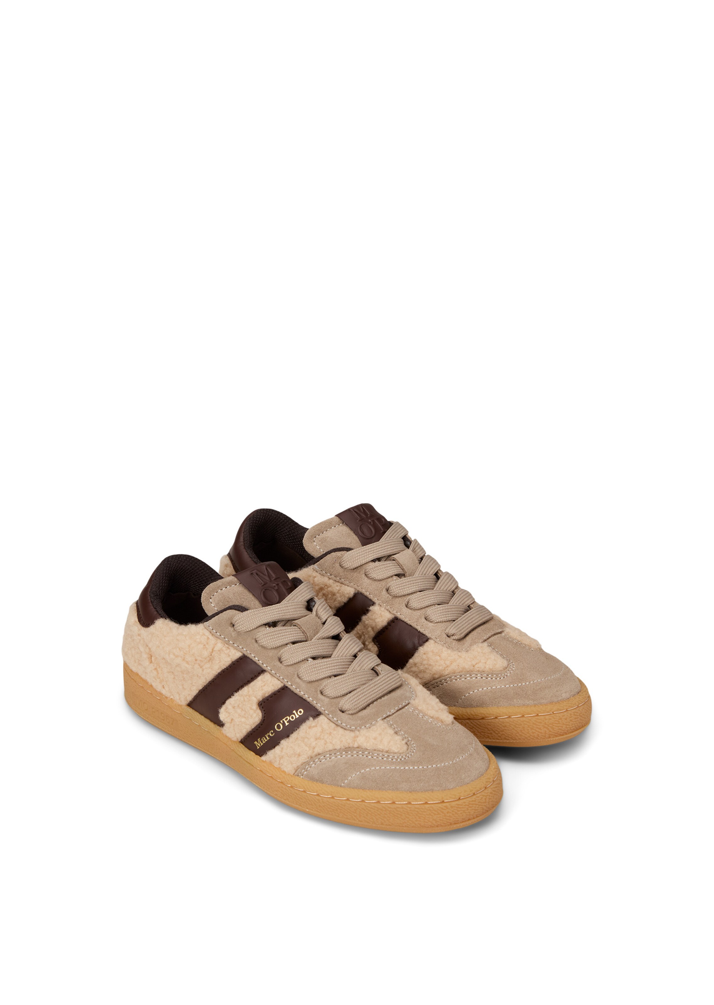 Marc O'Polo Sneakers laag 'Court' in Beige