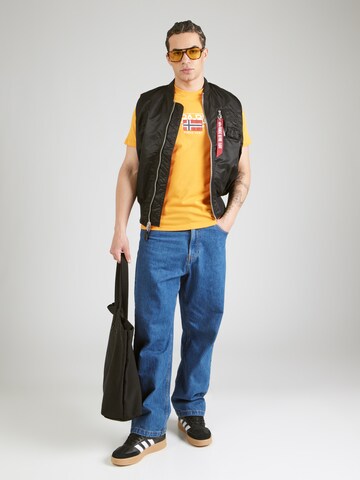 T-Shirt 'S-AYLMER' NAPAPIJRI en jaune