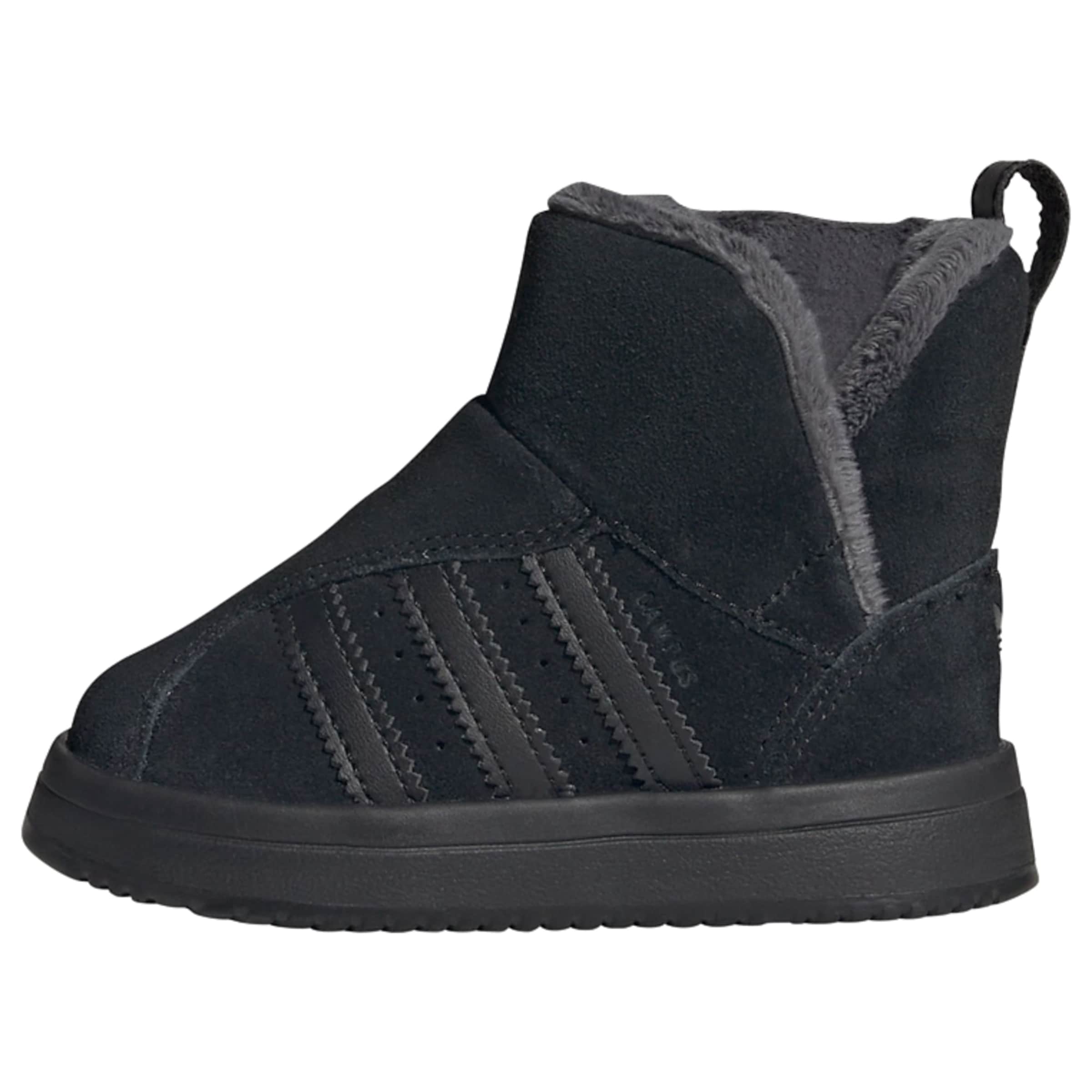 Bottes de neige 'Campus 00s' ADIDAS ORIGINALS en noir : devant