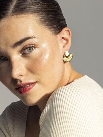 Luxenter Earrings 'Phieo' in Gold
