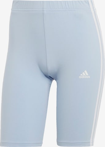 ADIDAS SPORTSWEAR Slimfit Sportshorts 'Essentials' in Blau: predná strana