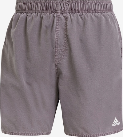 ADIDAS SPORTSWEAR Athletic Swim Trunks in Muddy colored / White, Item view