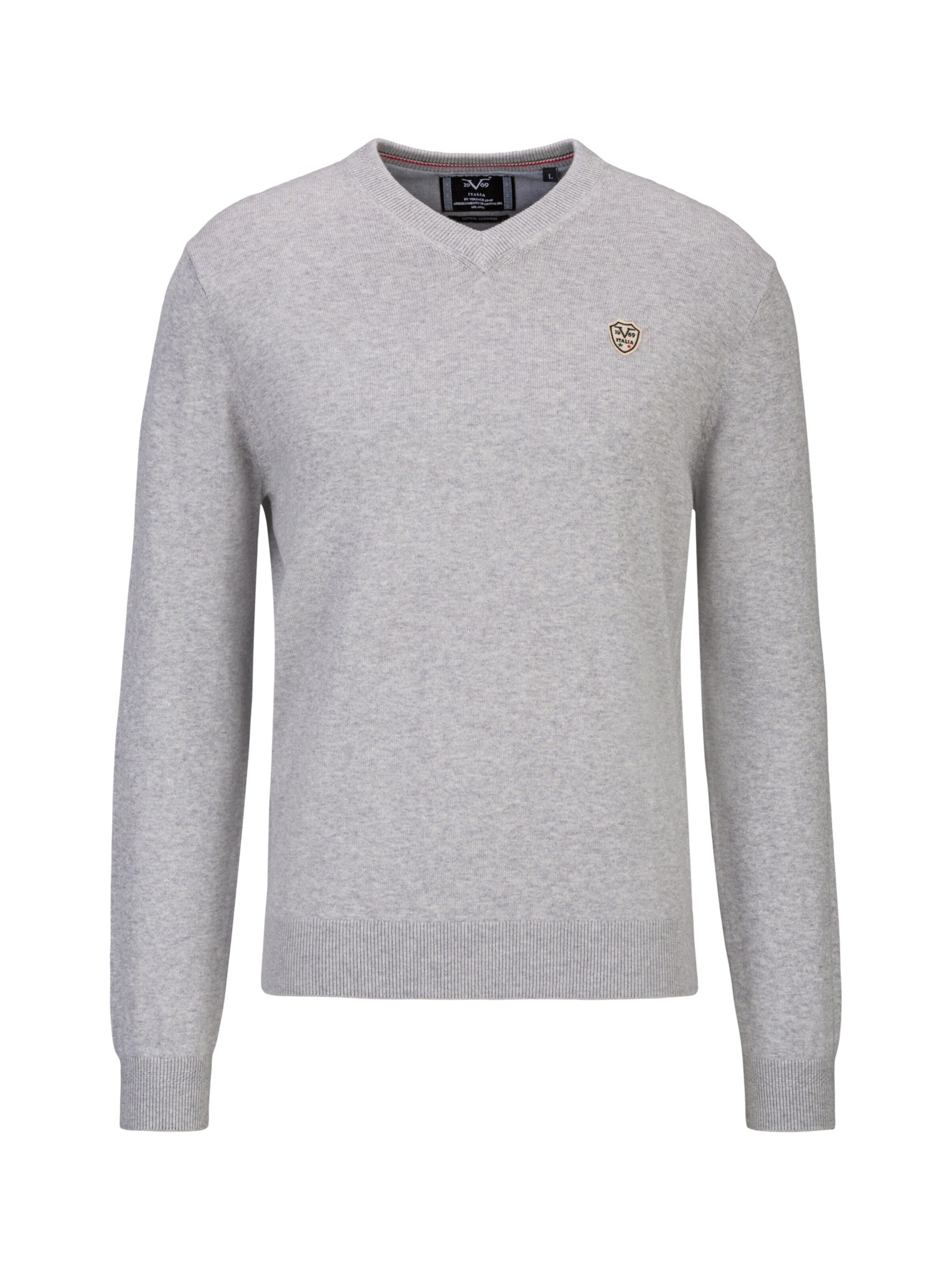 19V69 ITALIA Sweater 'Gino' in Light grey, Item view