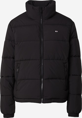 Giacca di mezza stagione 'Essential' di Tommy Jeans in nero: frontale