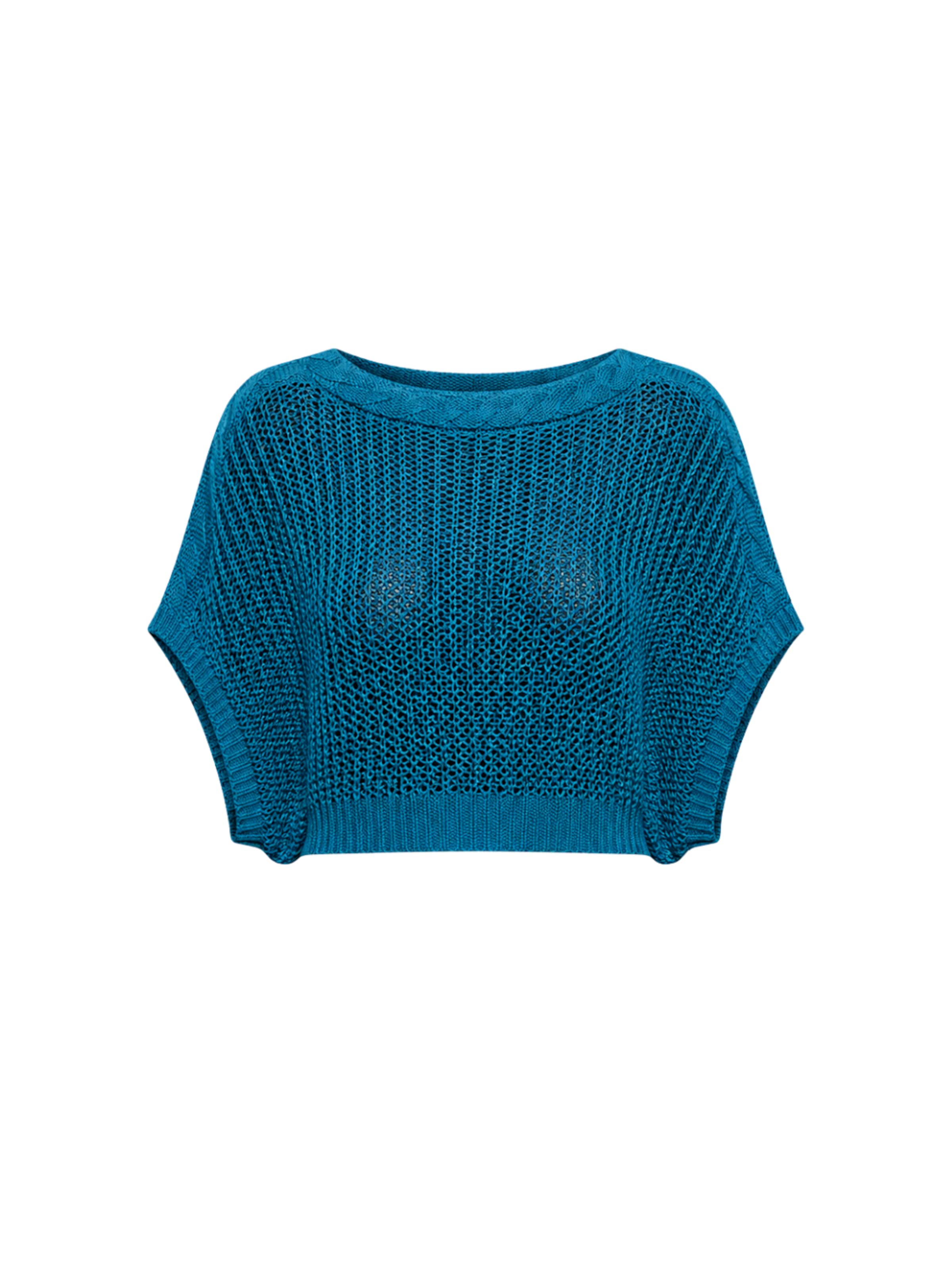 Süel knitwear Knitted top 'Birthday' in Green: front