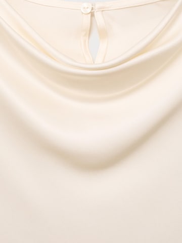 MANGO Blus 'MART' i beige