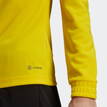 T-shirt fonctionnel 'Entrada 22' ADIDAS SPORTSWEAR en jaune