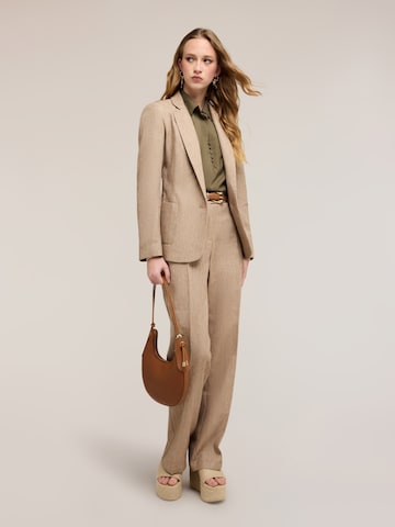MOTIVI Wide leg Pants in Beige