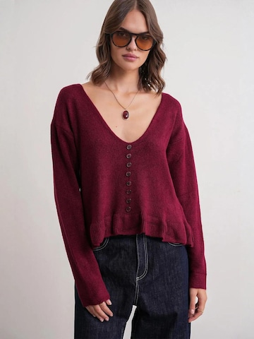 MixRay Pullover 'Pullover'‌‌‌‌ in Rot: Vorderseite