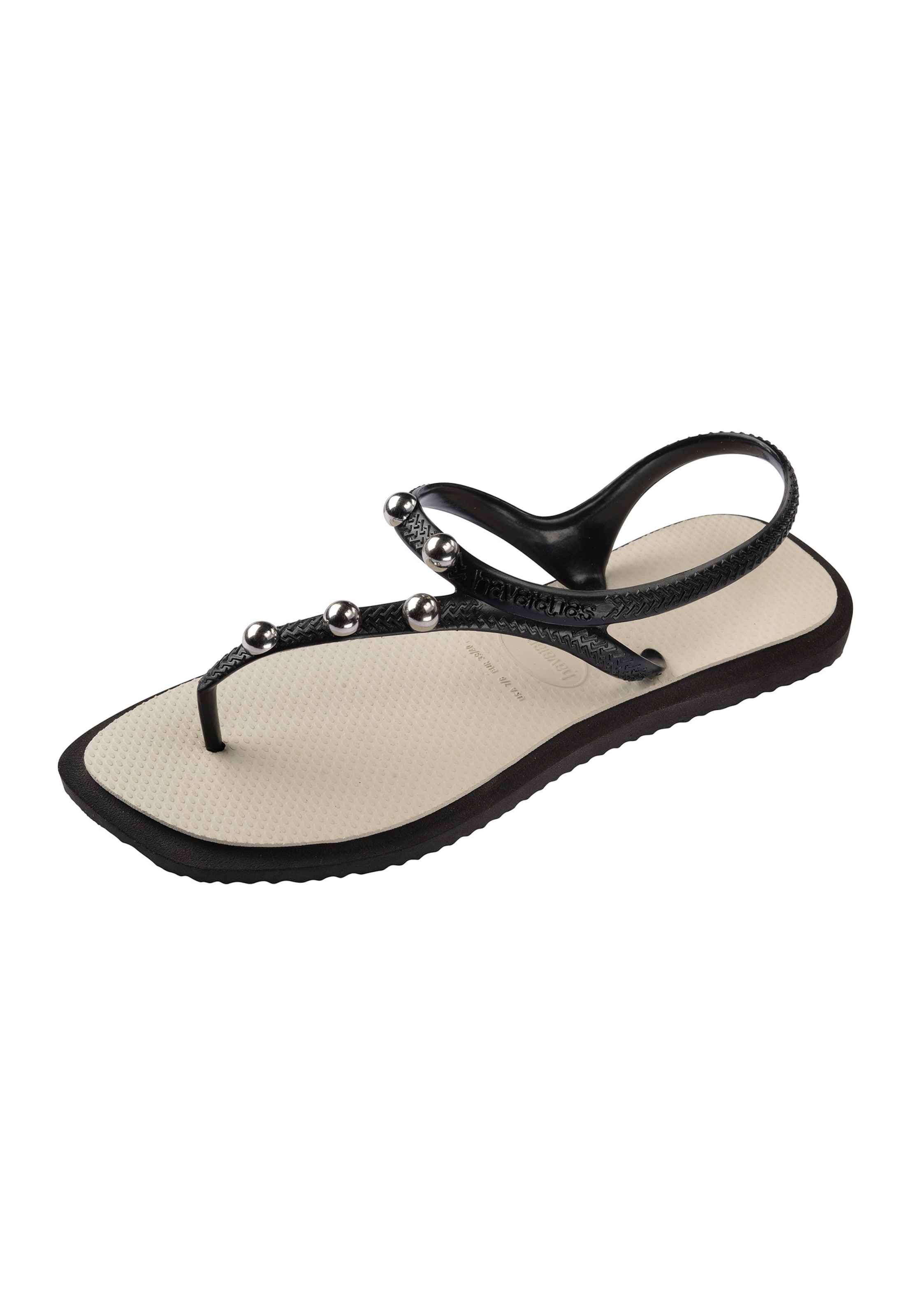 HAVAIANAS T-bar sandals 'Flash Fusion' in Black: front
