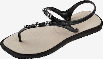 Séparateur d'orteils 'Flash Fusion' HAVAIANAS en noir : devant
