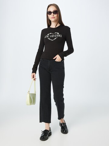 Love Moschino - Sweatshirt em preto