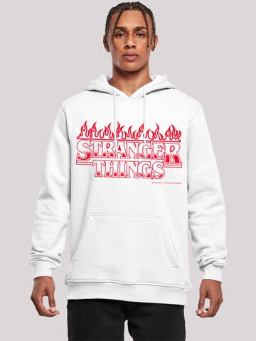 F4NT4STIC Sweatshirt 'Stranger Things Netflix TV Series' in Wit: voorkant