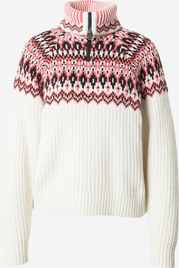 Bogner Fire + Ice Genser 'Dory' i lyserosa / svart / offwhite, Produktvisning