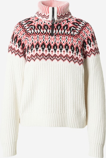 Pullover 'Dory' Bogner Fire + Ice di colore rosa chiaro / nero / offwhite, Visualizzazione prodotti