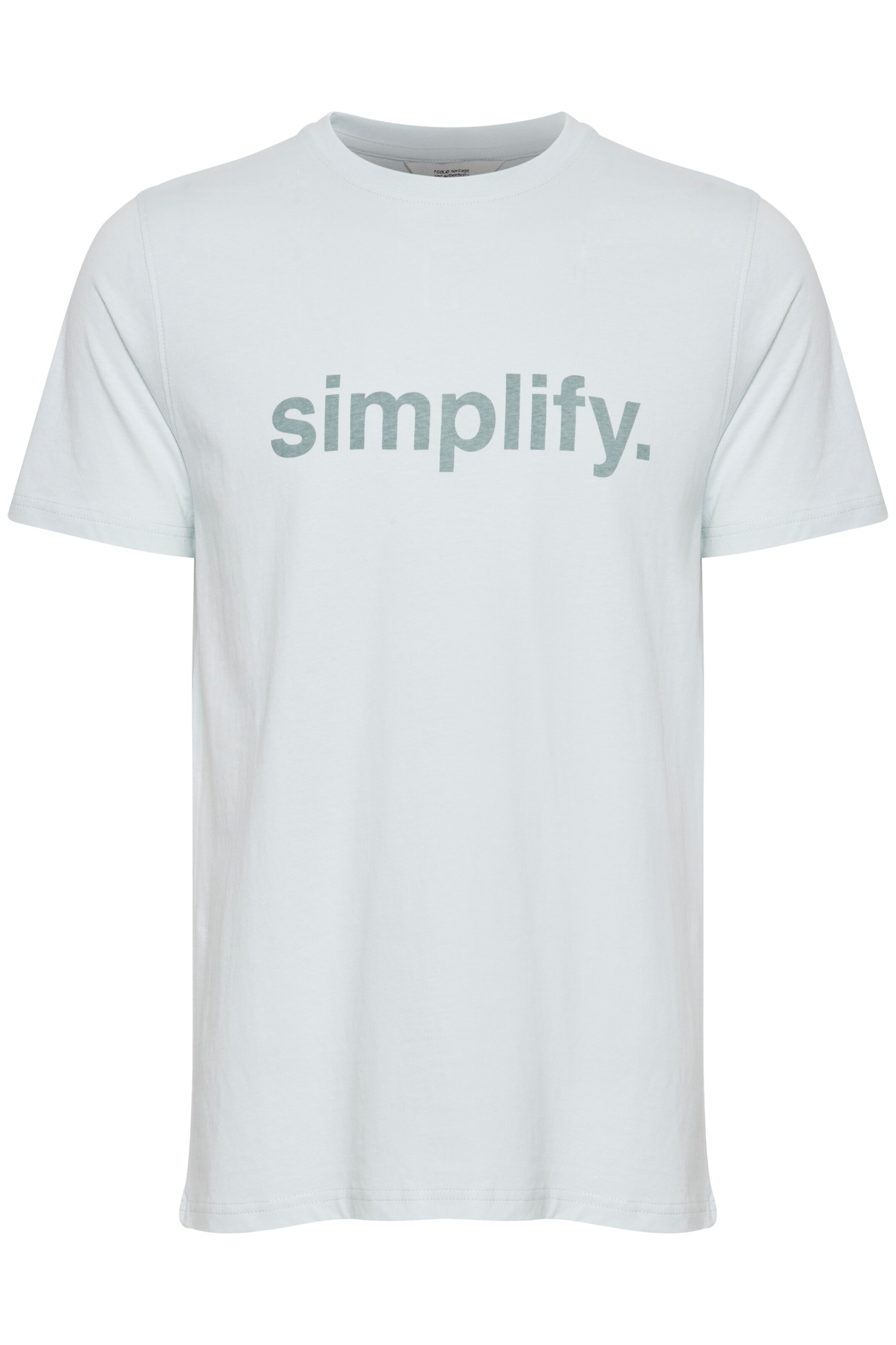 Maglietta 'Amadeus' di !Solid in bianco: frontale