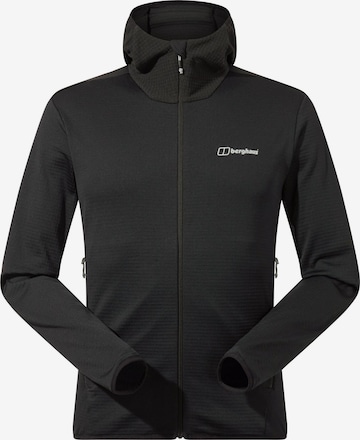 Berghaus Fleece jas in Zwart: voorkant