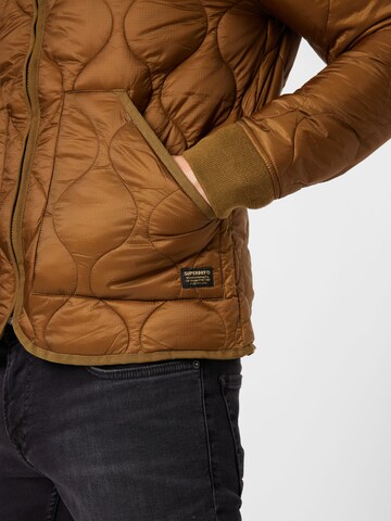 Superdry Prehodna jakna 'Liner' | rjava barva