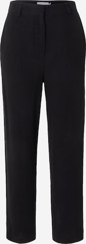 NA-KD Regular Chino trousers in Black: front