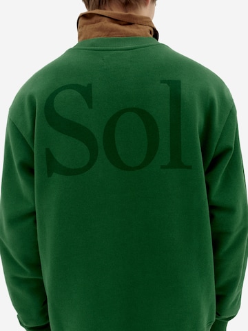 Felpa ' SOL ' di Thinking MU in verde