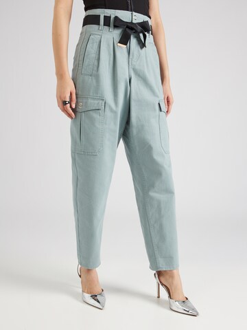 River Island Loose fit Cargo Pants in Blue: front