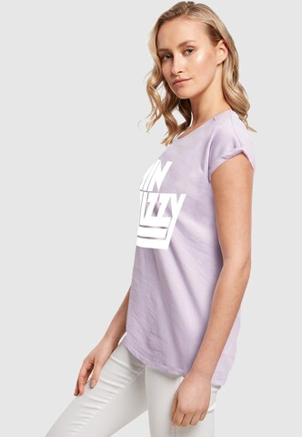Merchcode Shirt 'Thin Lizzy' in Lila