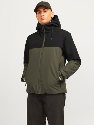 JACK & JONES Winter parka 'JCOAiden' in Green: front