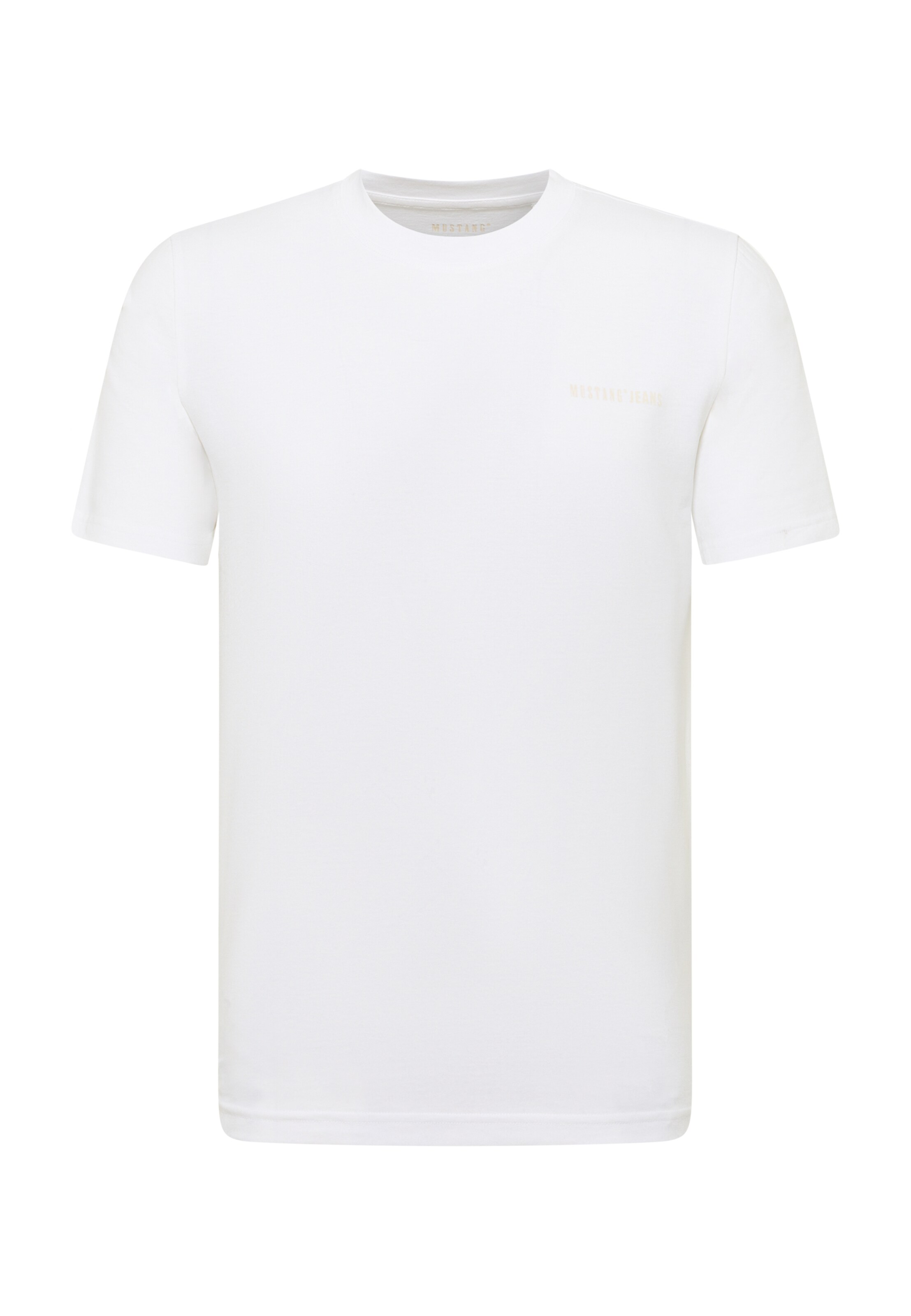 MUSTANG T-Shirt 'Austin' in Weiß: Vorderseite
