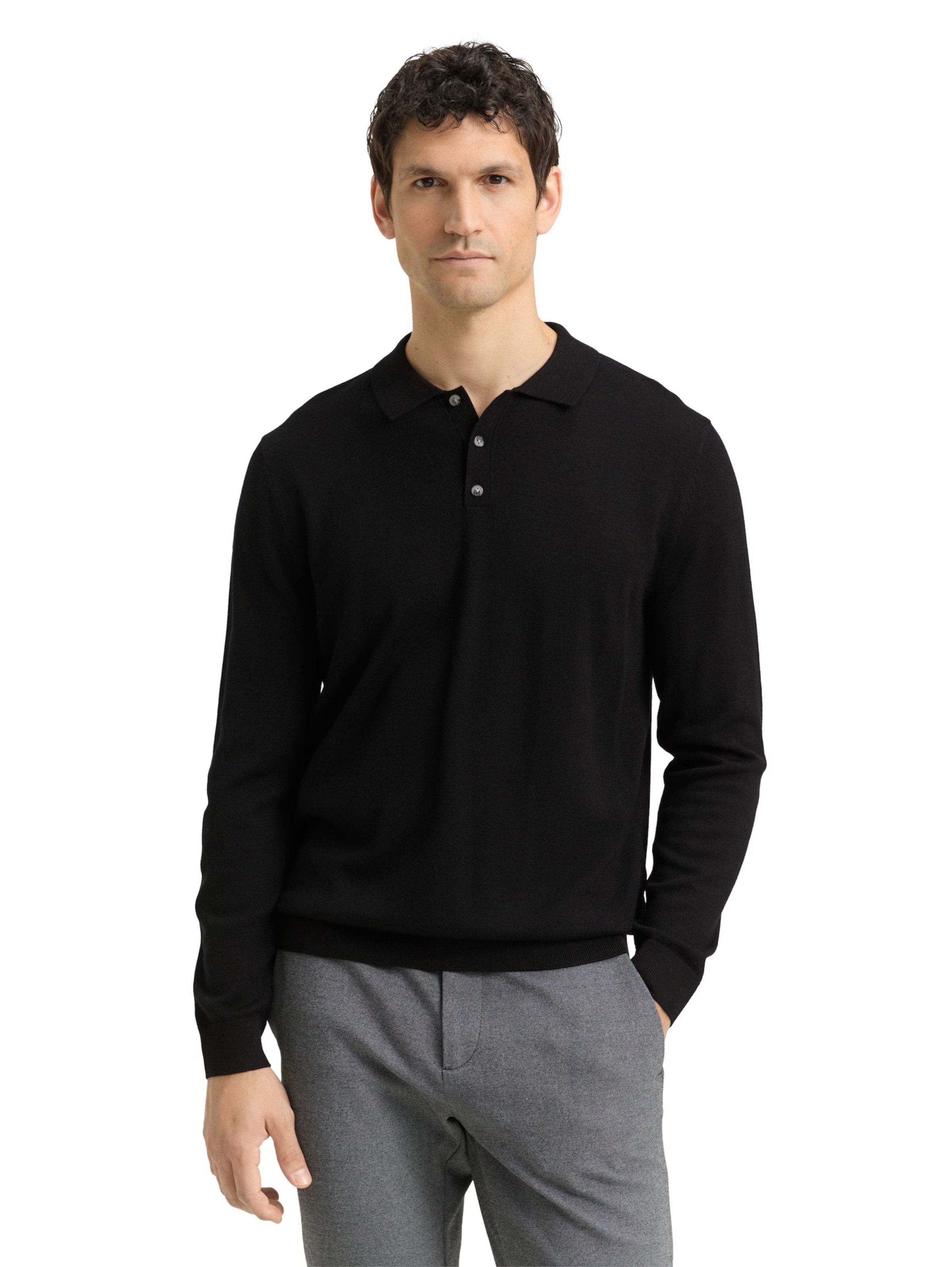 TOM TAILOR Pullover in Schwarz: Vorderseite