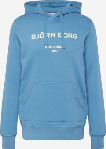 BJÖRN BORG Sport sweatshirt i blå: framsida